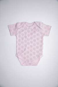 Rocking Horses Short Sleeve Body Suit with Embroidery