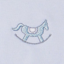 Load image into Gallery viewer, Rocking Horses Short Sleeve Body Suit with Embroidery